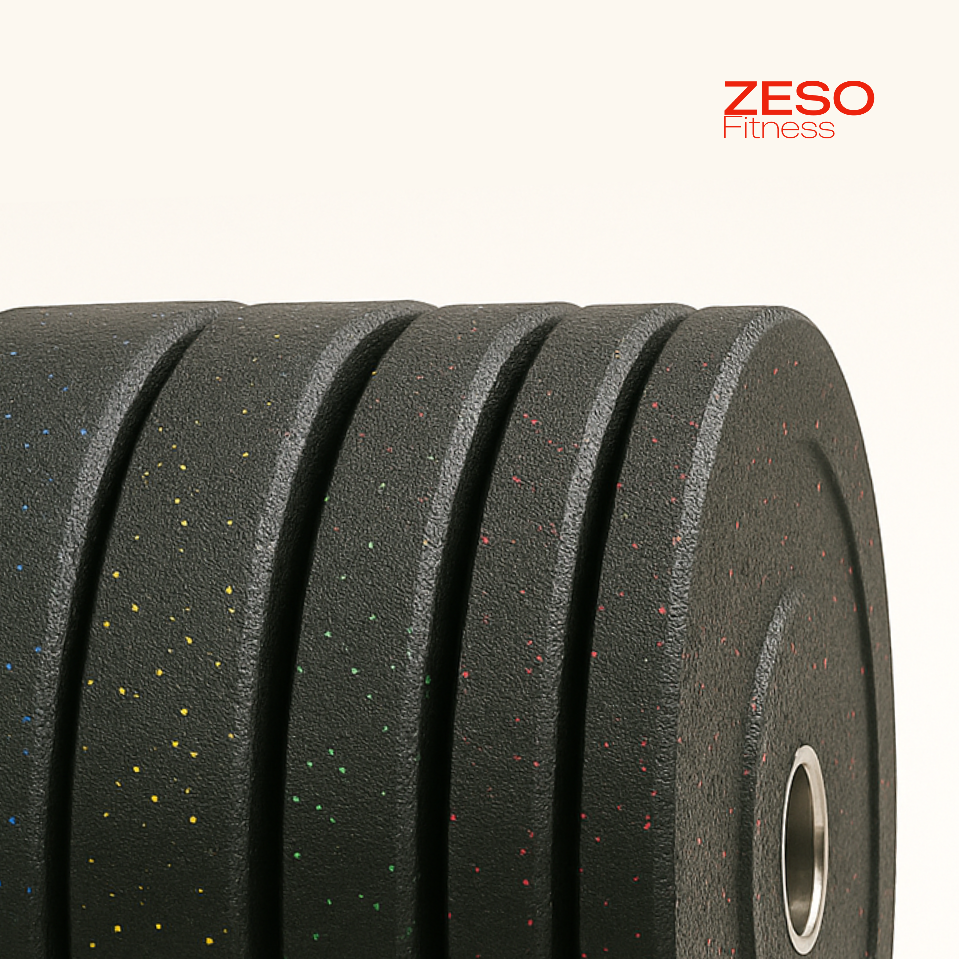 Crumb Bumper Plates Set 10–45LB – 5 Pairs | ZESO Essential