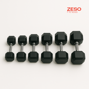 Hex Dumbbell Set 5–30LB – 6 Pairs | ZESO Essential
