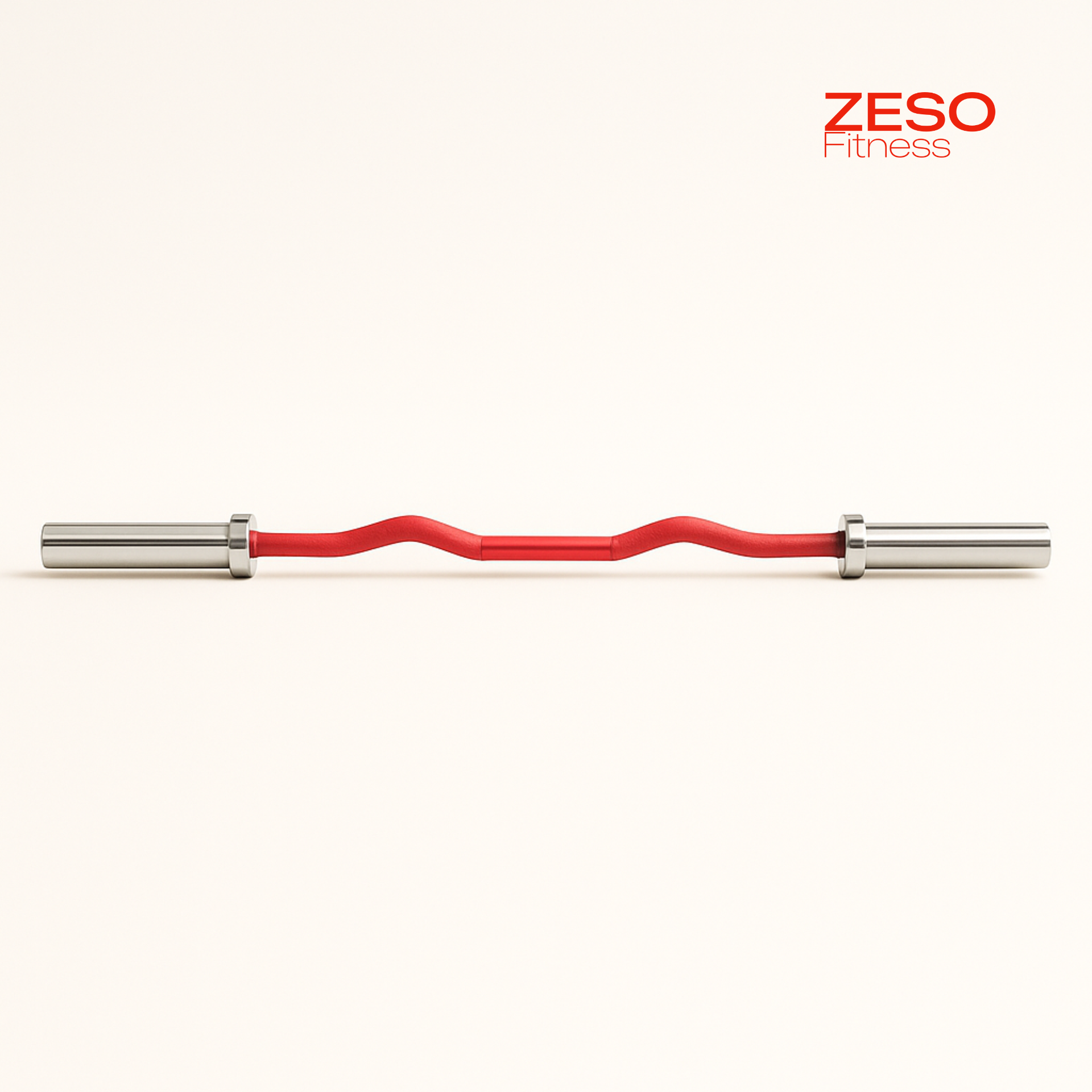 EZ Curl Bar 4FT – Red Cerakote | Needle Bearings | ZESO Essential